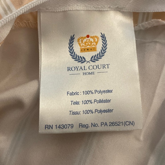 Royal Court Home ESTELLE Floral Euro Sham with Ruffle Trim, 26” x 26” NIP - Picture 8 of 10